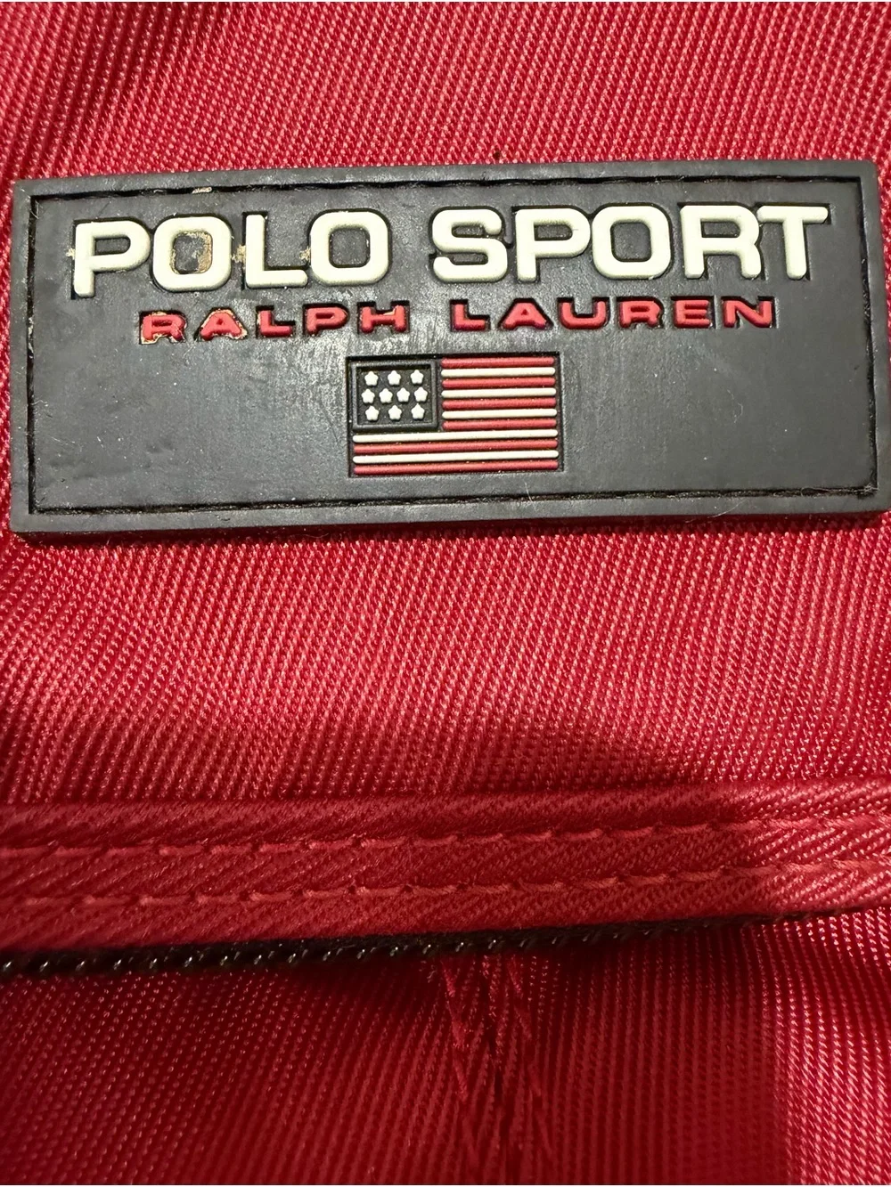 Ralph Lauren Polo Sport Red and Black Backpack